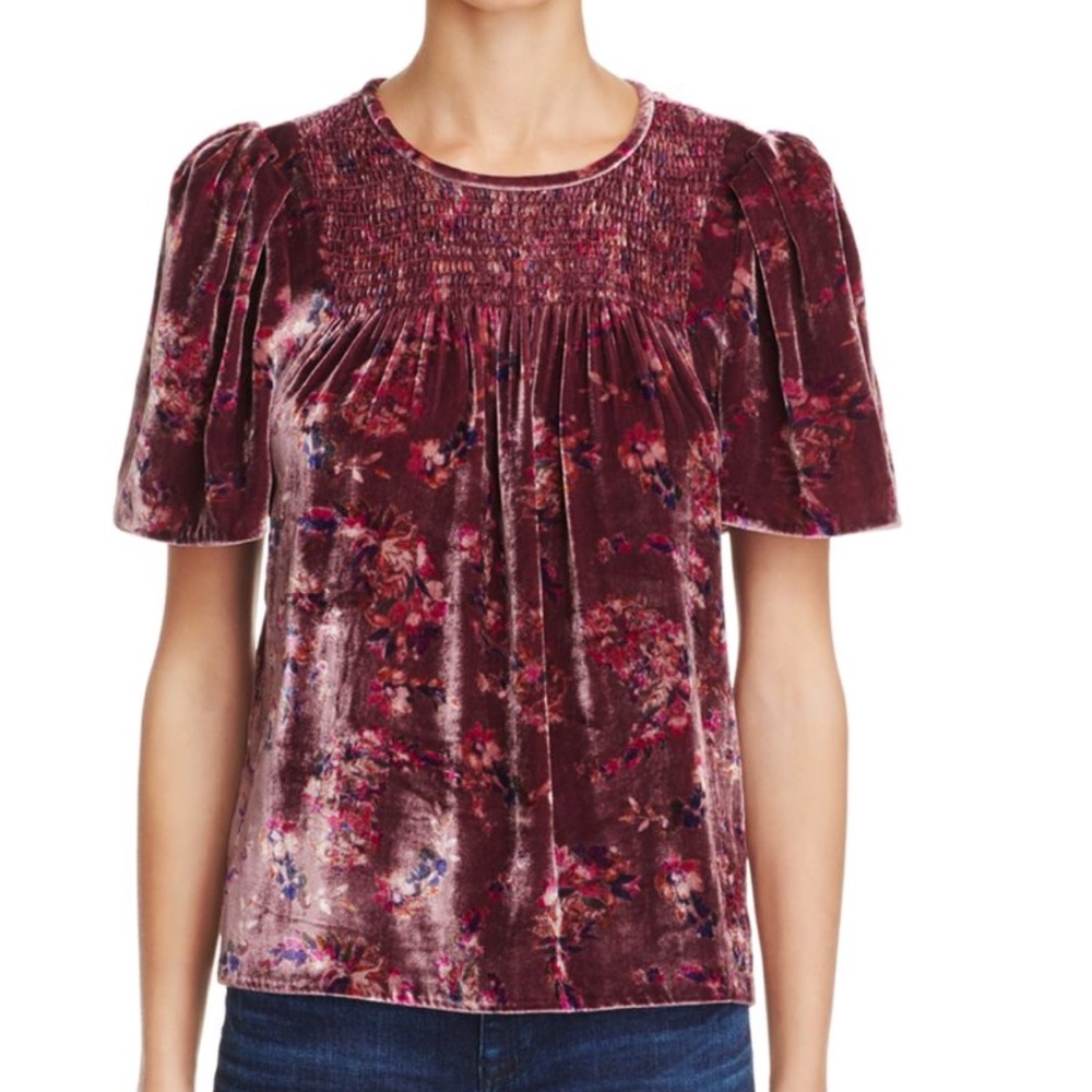 Rebecca Taylor Velvet Top